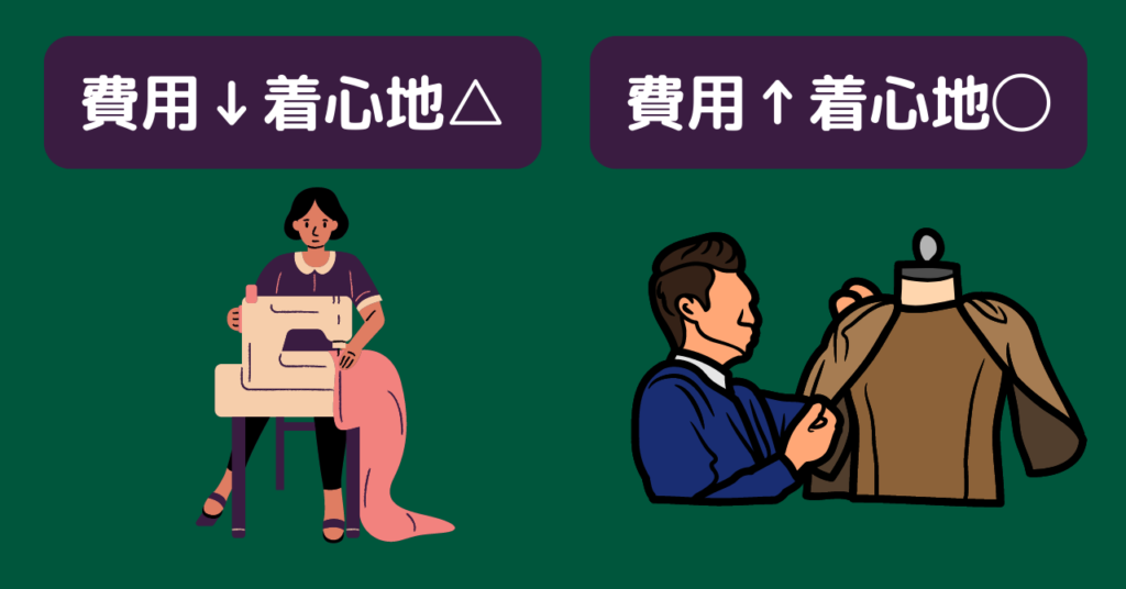 縫製の違い画像